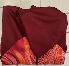 burgundy melted redswinter capes