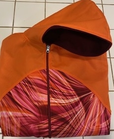 winter cape orange melted reds