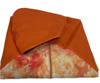 winter capes with a print front